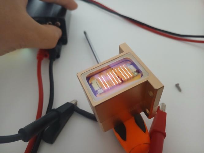 Ручка лазера с неработающим стеком Диодная сборка без свечения — пример