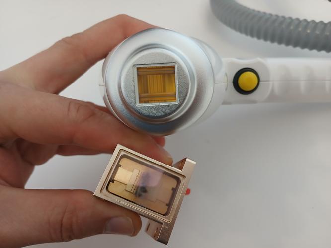 Починка манипулы китайского лазера — замена стека Установка нового лазерного блока в китайскую ручку