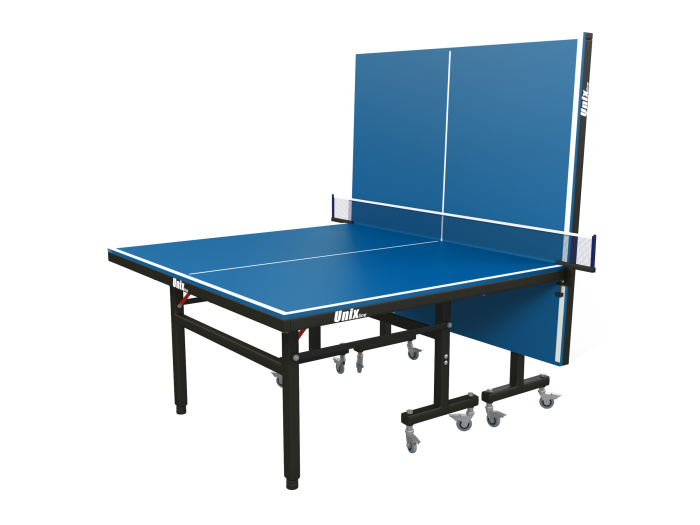 сколько стоит Купить, заказать теннисный стол с доставкой на дом, квартиру. Всепогодный теннисный стол UNIX line (blue). Описание и фото теннисного стола.