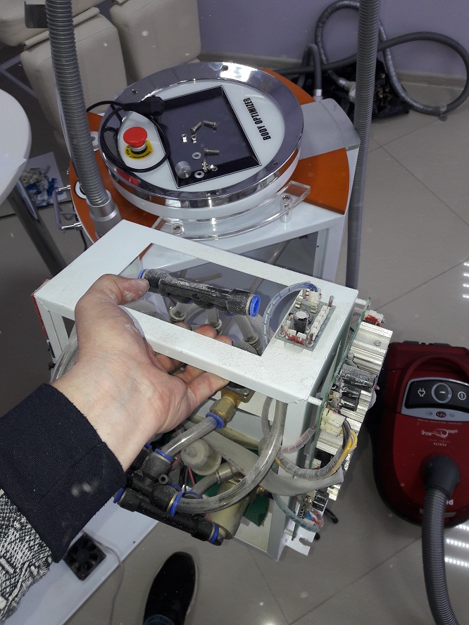 Чистка аппарата LPG - Body Optimizer. Плохой вакуум. Краснодар,Ростов