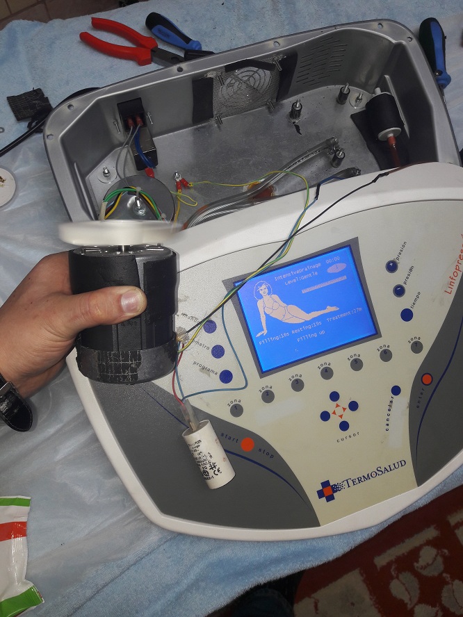 проверка аппарата прессотерапии, сервисное обслуживание termosalud в Краснодарском крае и Краснодаре